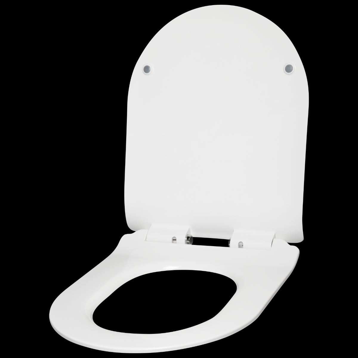 Kerra Makalu softclose toiletzitting met quick release wit glans