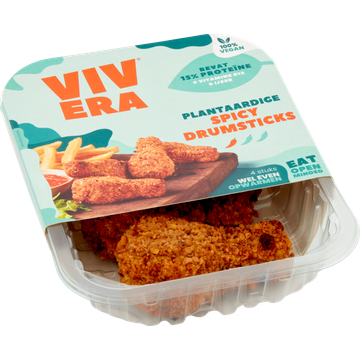 Vivera Plantaardige Spicy Drumsticks 4 Stuks 216 g