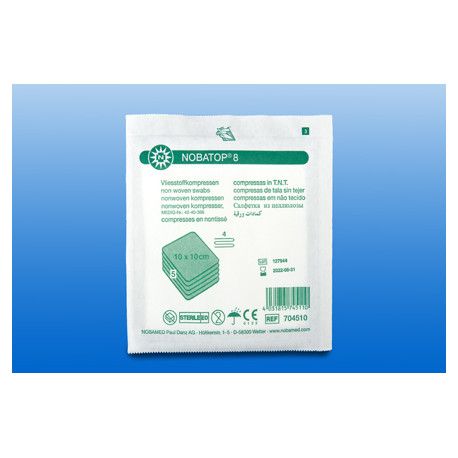NOBATOP®-steril 8 Vliesstoffkompresse
