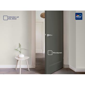 Flexa Strak op de Muur muurverf mat RAL 9010 10 liter