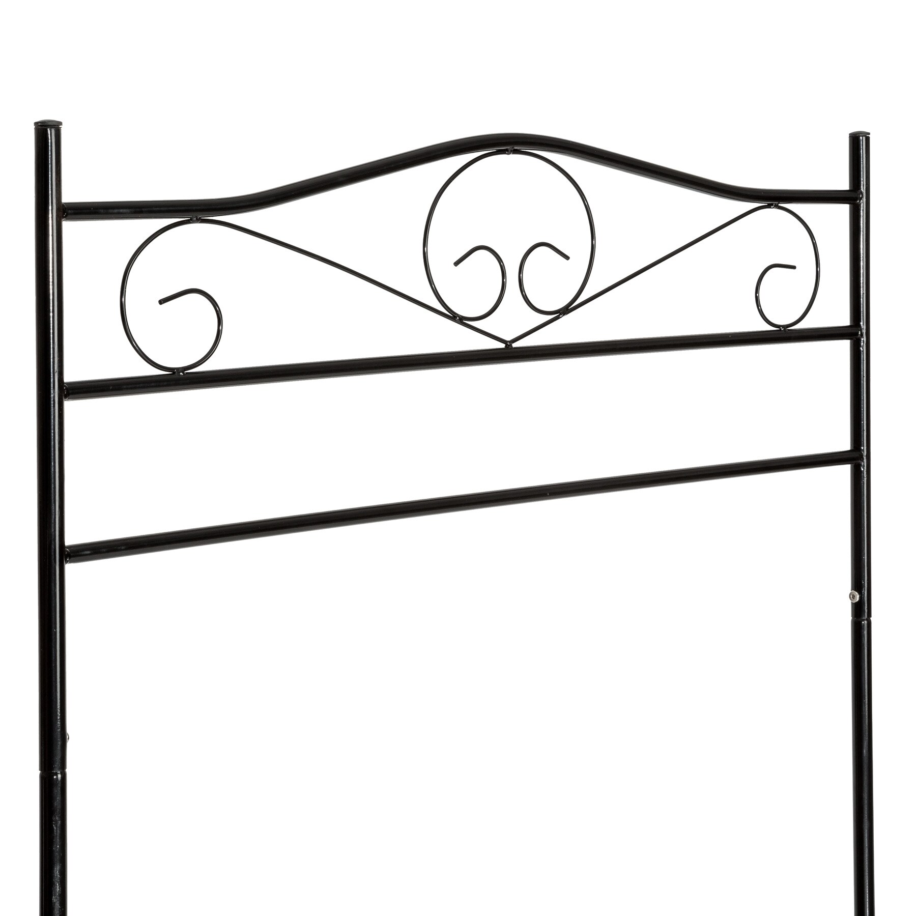 tectake® Kleiderständer, Antik-Look, standfest, 90 x 44 x 173 cm