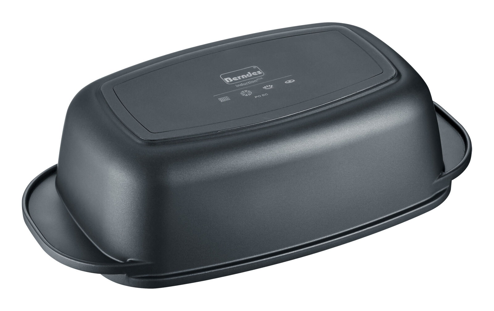 Berndes Bräter mit Glasdecker 5200 ml schwarz