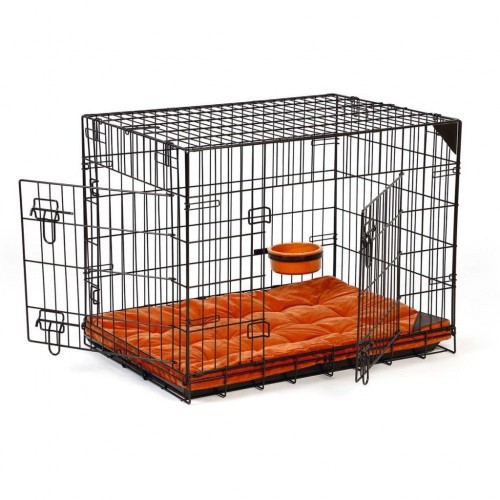 gaiola laranja para cães