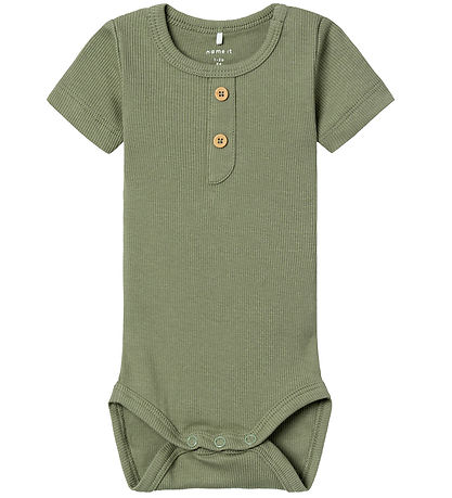 Name It Body k/æ - Rib - NbmJular - Oil Green