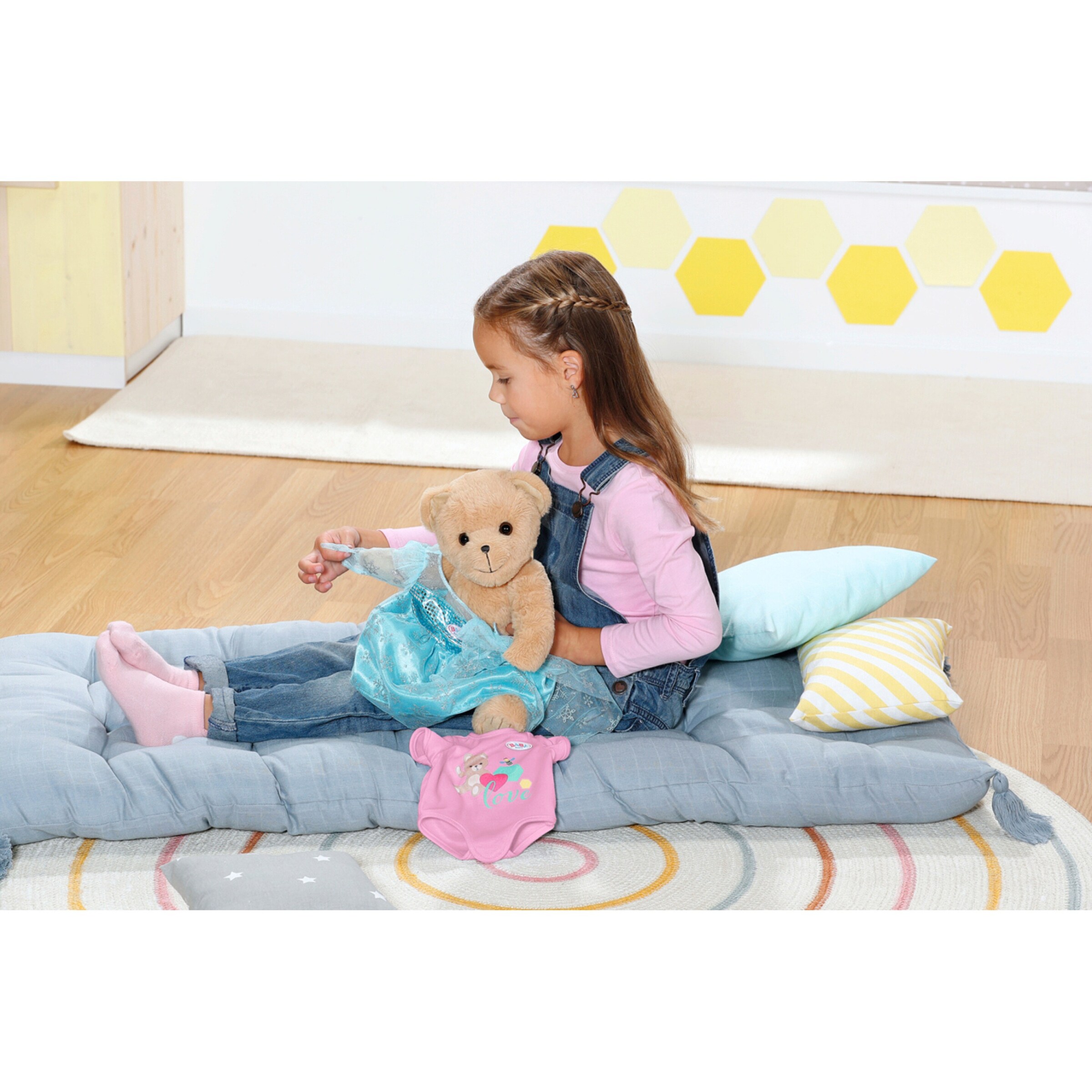Zapf Creation - BABY BORN Kuscheltier Bär 36cm pink