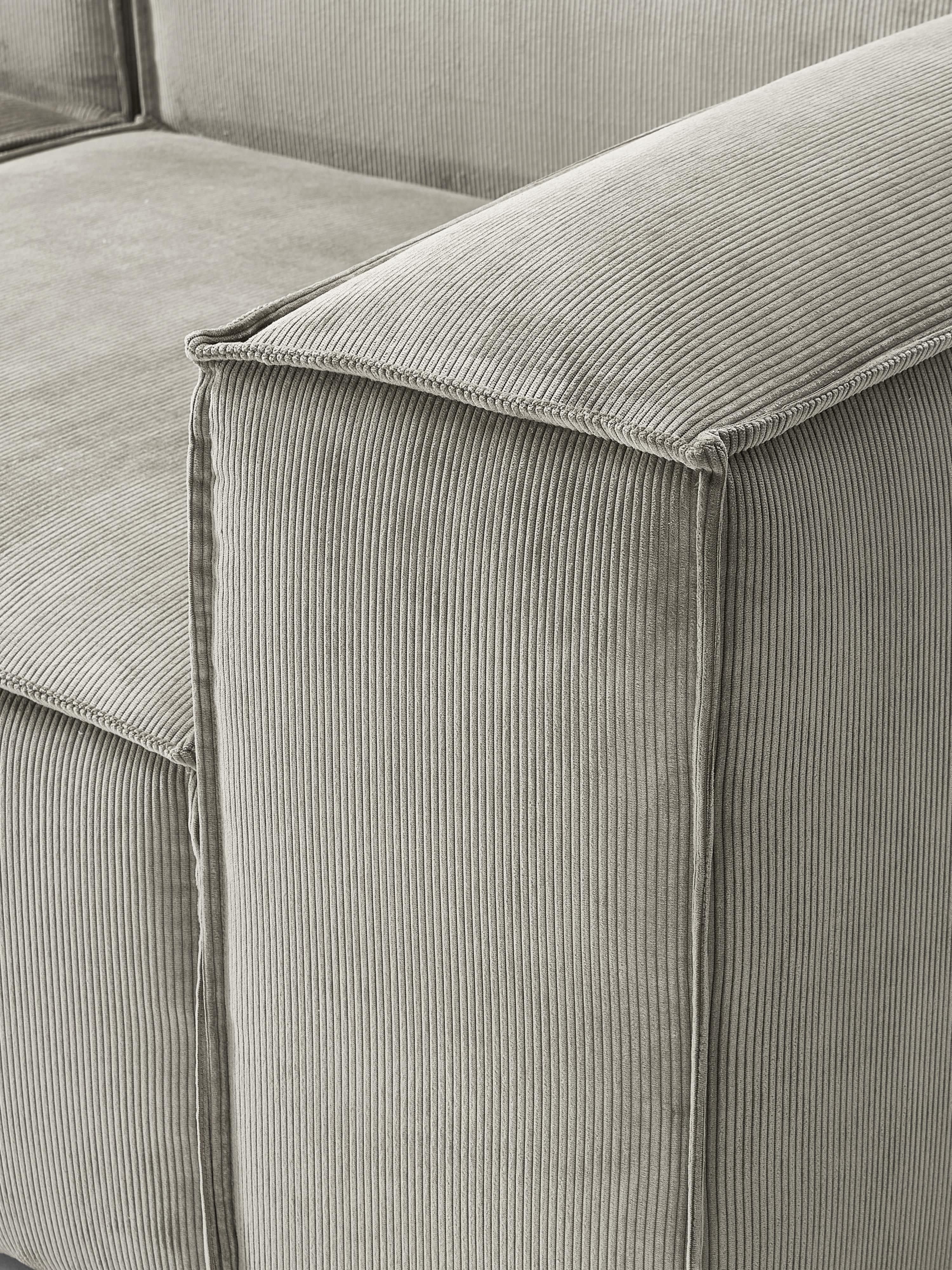 Modulaire U-bank Lennon van corduroy