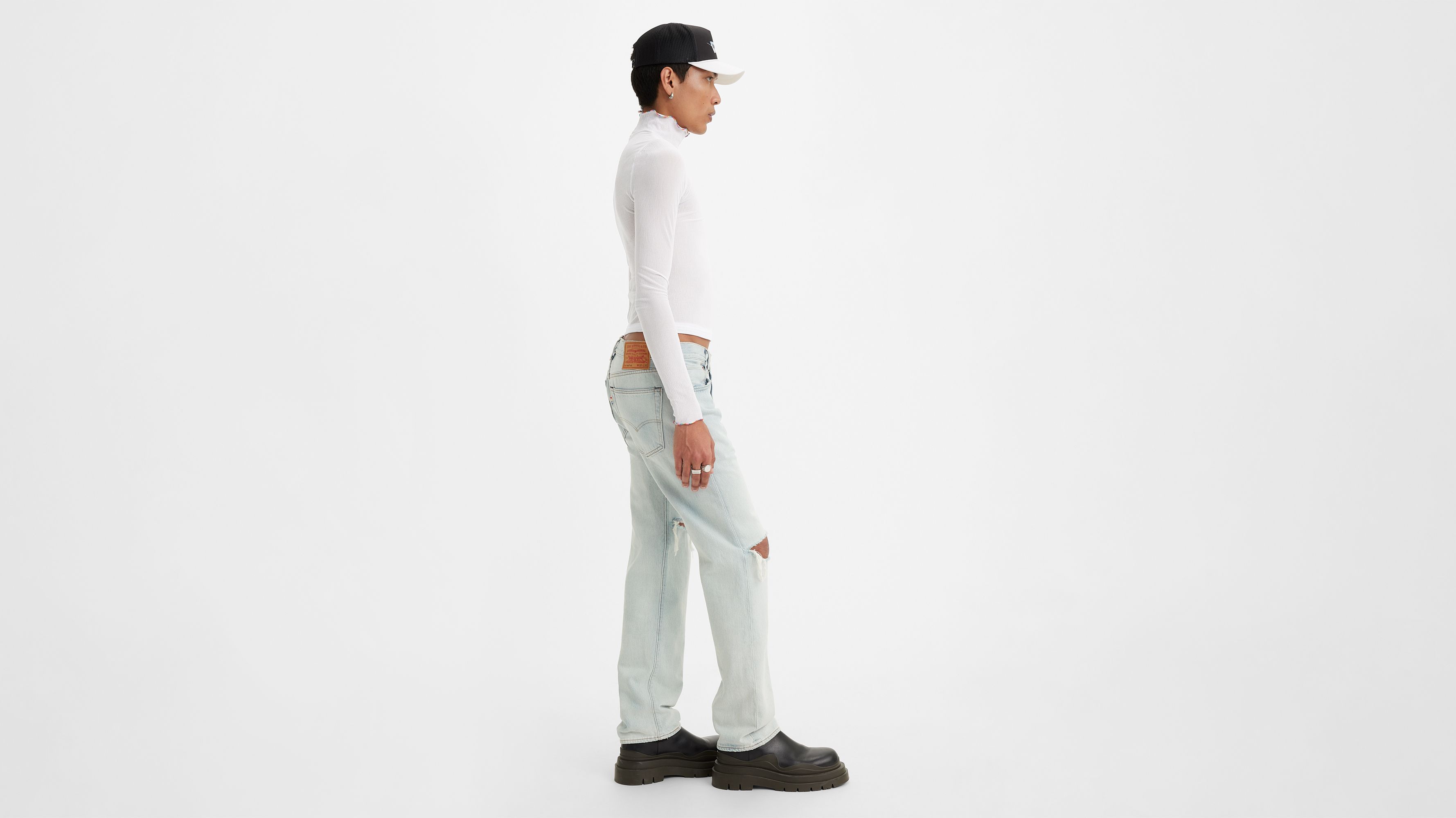 Jean 501® ’93 droit - Light Indigo Destructed - Bleu