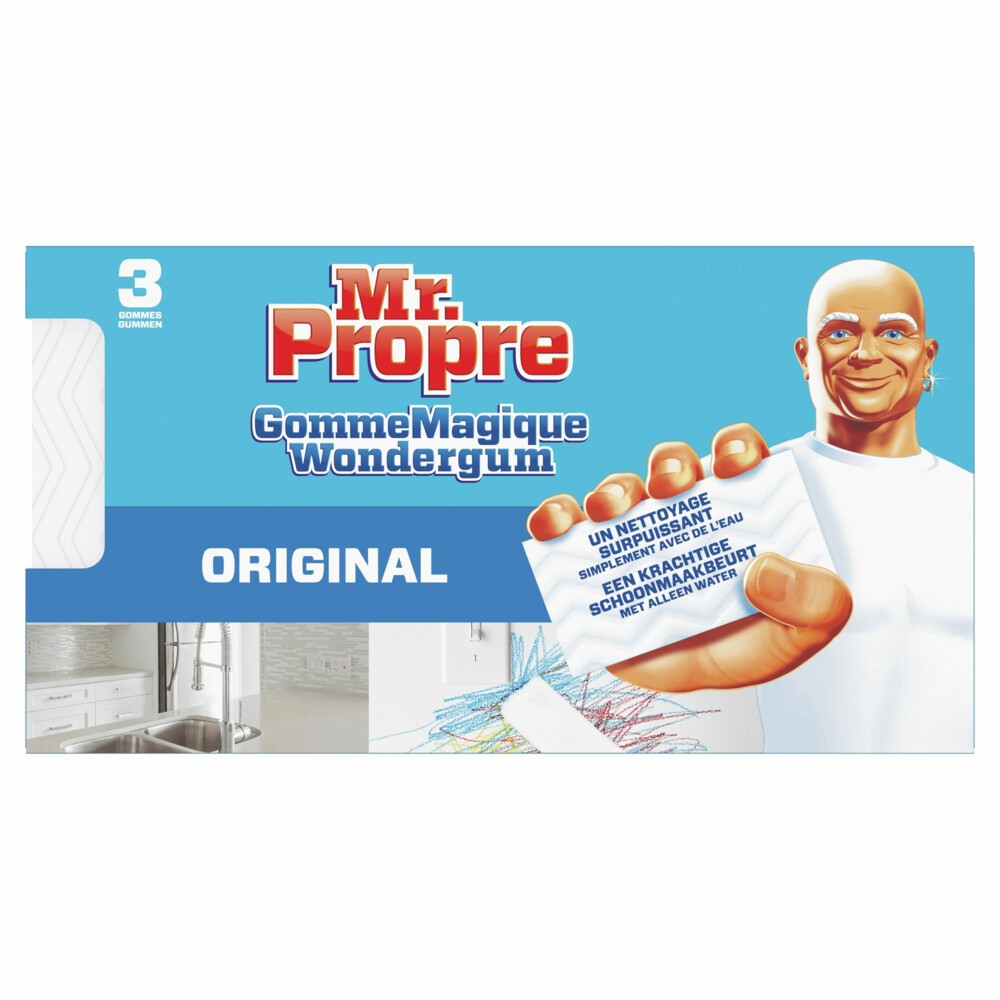 3x Mr. Propre Schoonmaakmiddel Wondergum Original3 Stuks