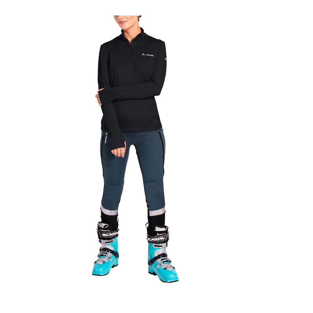 Vaude LIVIGNO HALFZIP II - Polaire Femme black