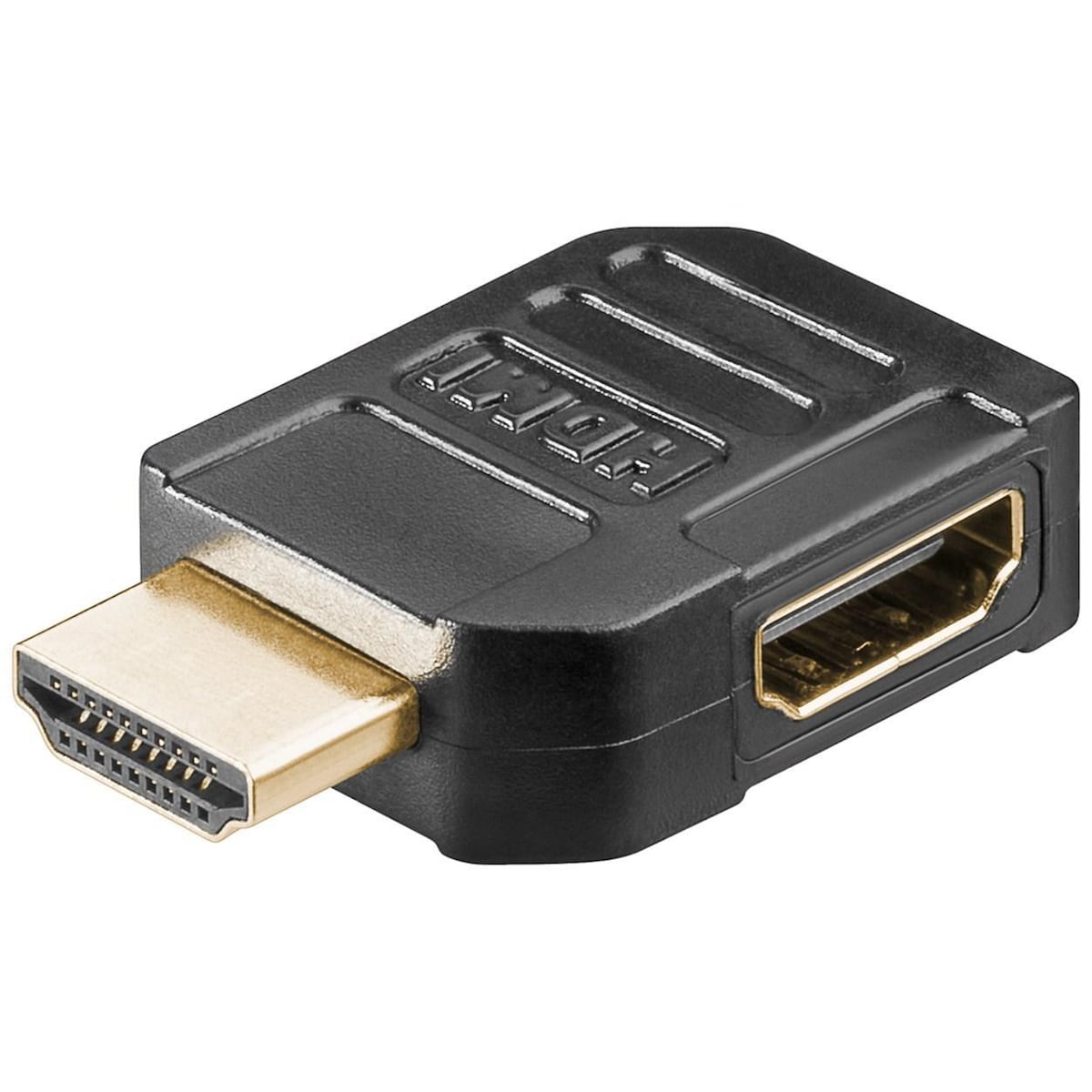Goobay HDMIâ„¢-adapter, gullbelagt