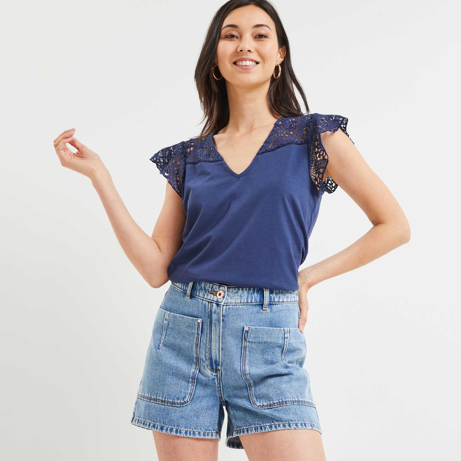 Tshirt uni femme