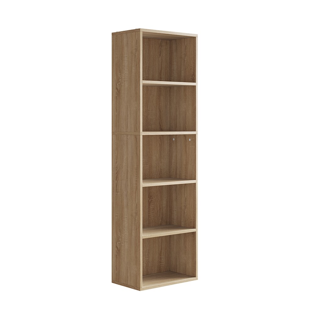 Vicco Bücherregal Bob Eiche 40 x 132 cm mit 5 Fächern
