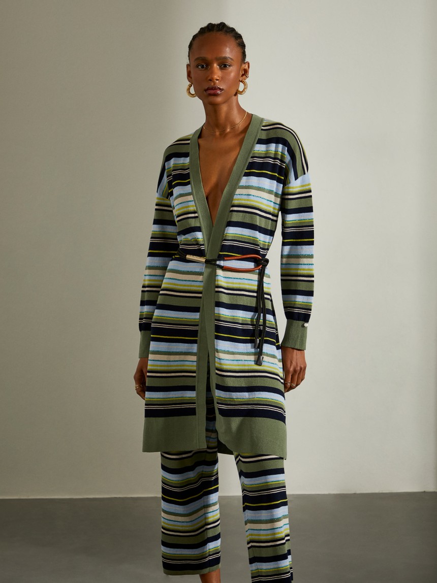 Cardigan de riscas
