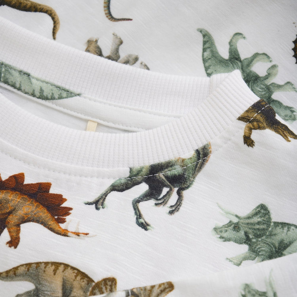 Køb Minymo Bright White T-Shirt AOP