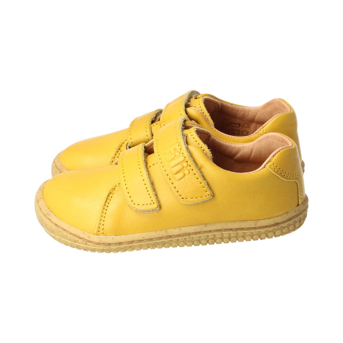 B3244-4 mustard SOFT-WALK BIO-nappa leather velcro Weite/M