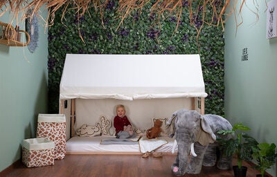 Childhome Sengegardin Hus 90x200, White