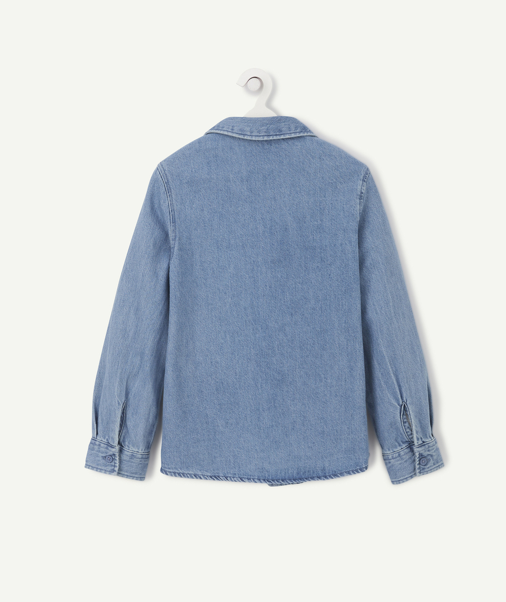 CHEMISE EN JEAN ET EN COTON AVEC POCHES LESS WATER GARÇON