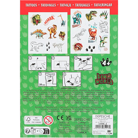 Dino World tatoveringer