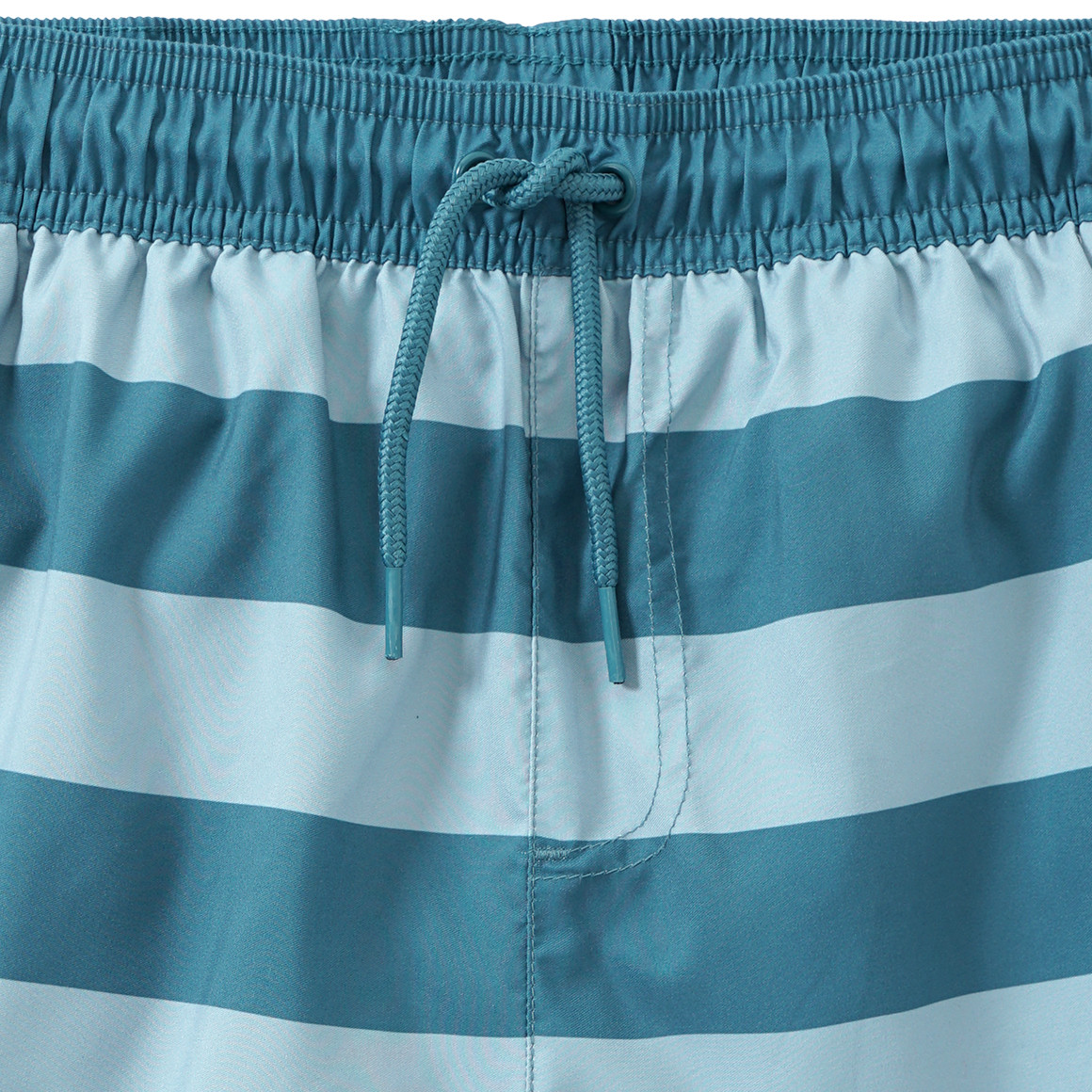 Famy Jungen Badeshorts mit Streifen dunkeltürkis / helltürkis