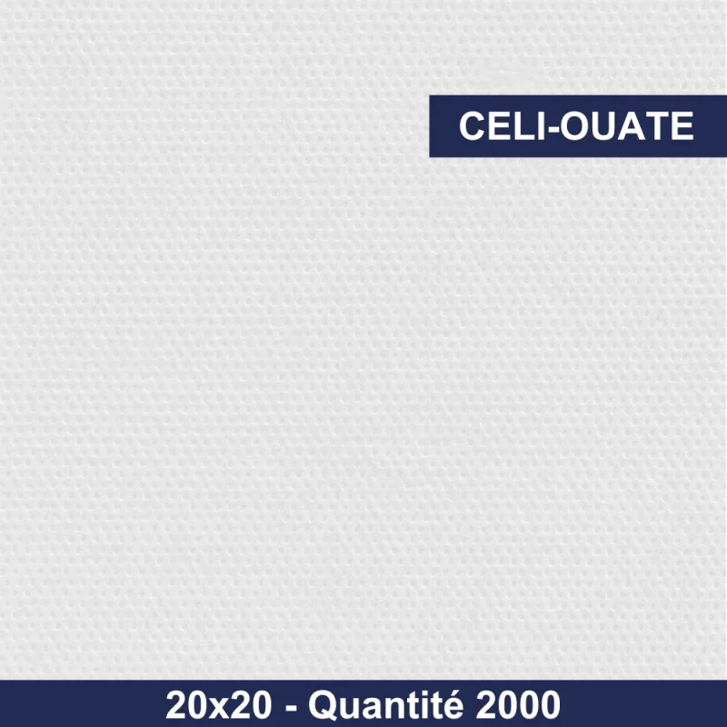 CGMP - Serviette Celi-ouate - 20x20 - Blanc - x2000
