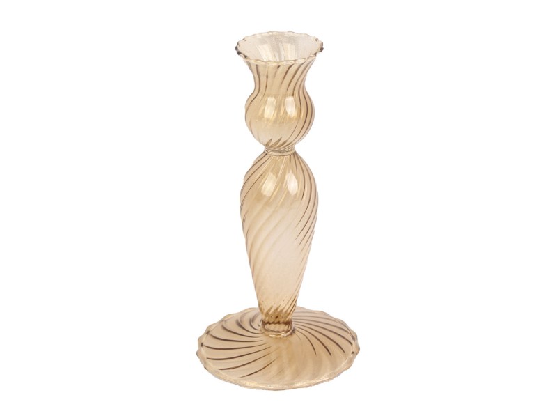 Candle Holder Swirl PT3729BK Black