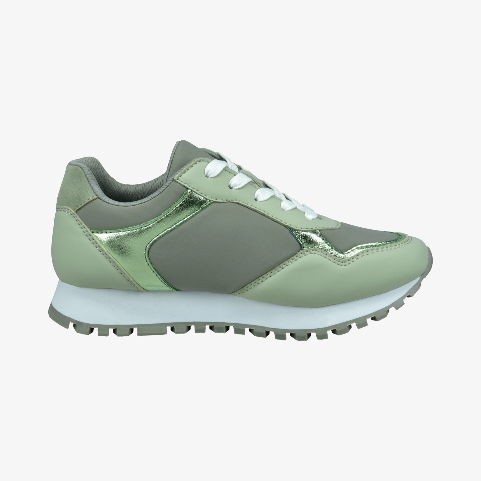 BAGATT Damen Sneaker Low grün