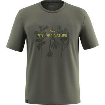 Salewa Eagle Nature T-Shirt Faded Green Herren