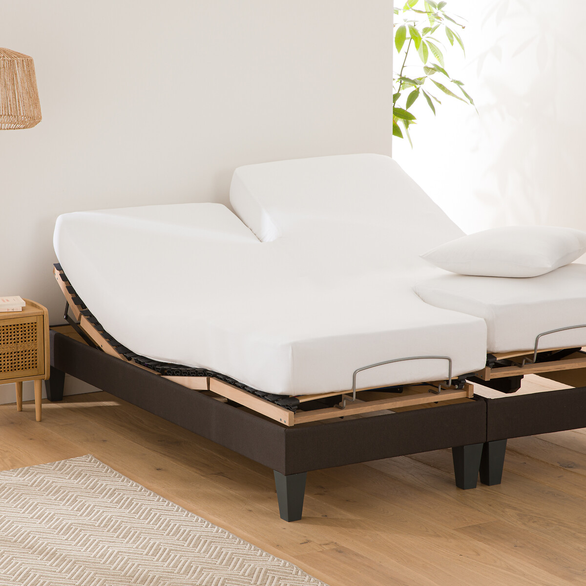 LA REDOUTE INTERIEURS<br>Lençol de malha com elástico, base de cama ajustável, Scenario