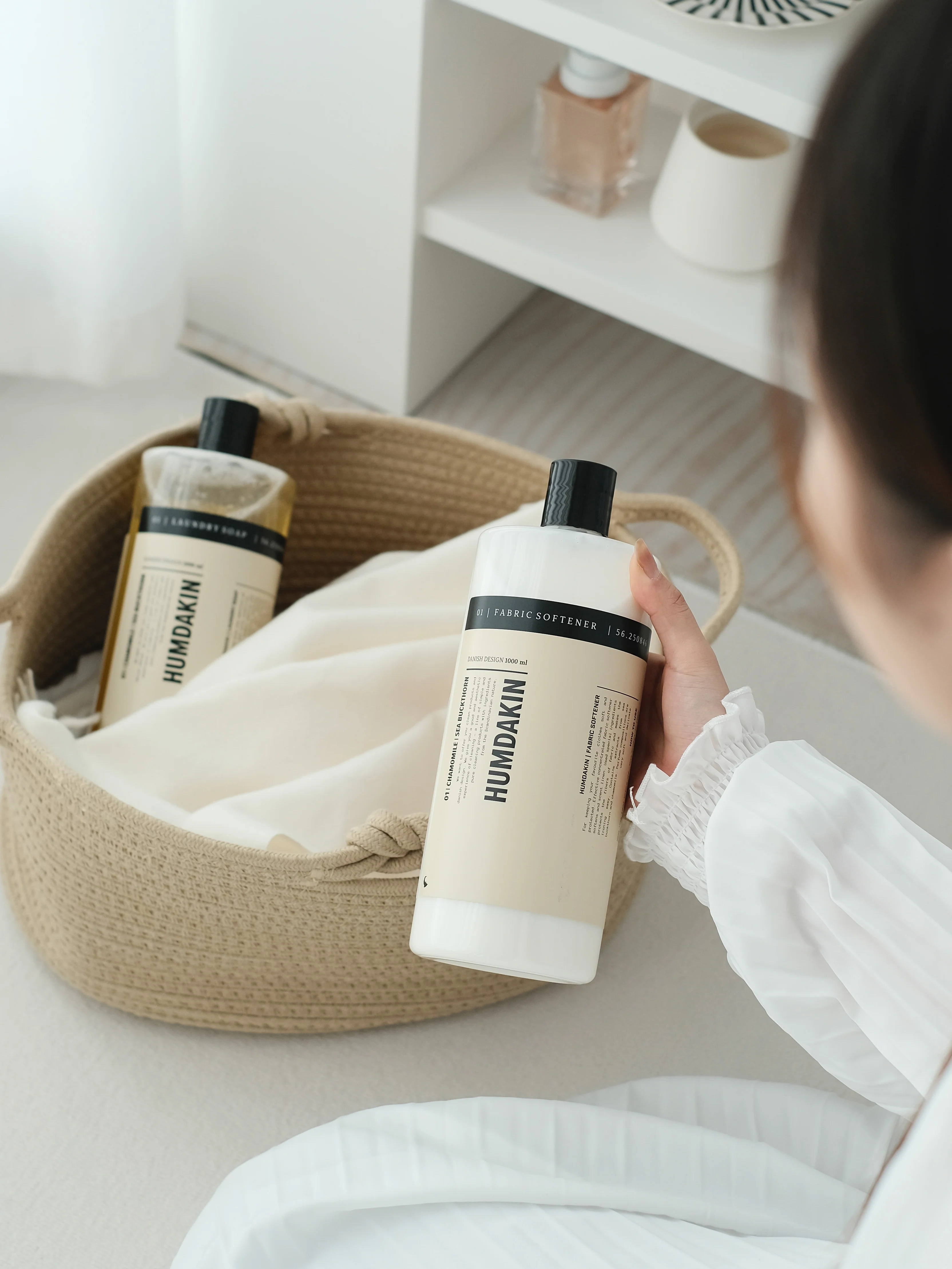 Humdakin  Skyllemiddel cotton seed & wild rose - 1000 ml.