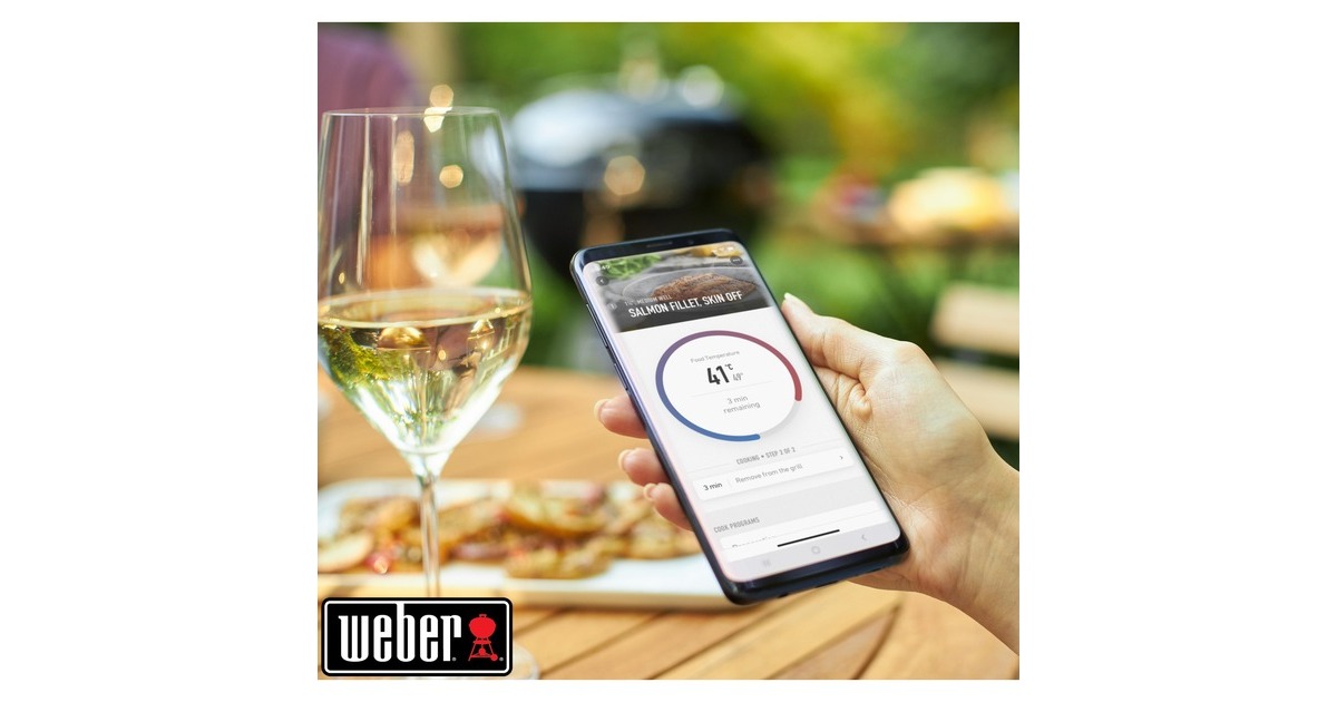 WeberConnect Smart Grilling Hub thermometer  (Zwart, WLAN en Bluetooth)