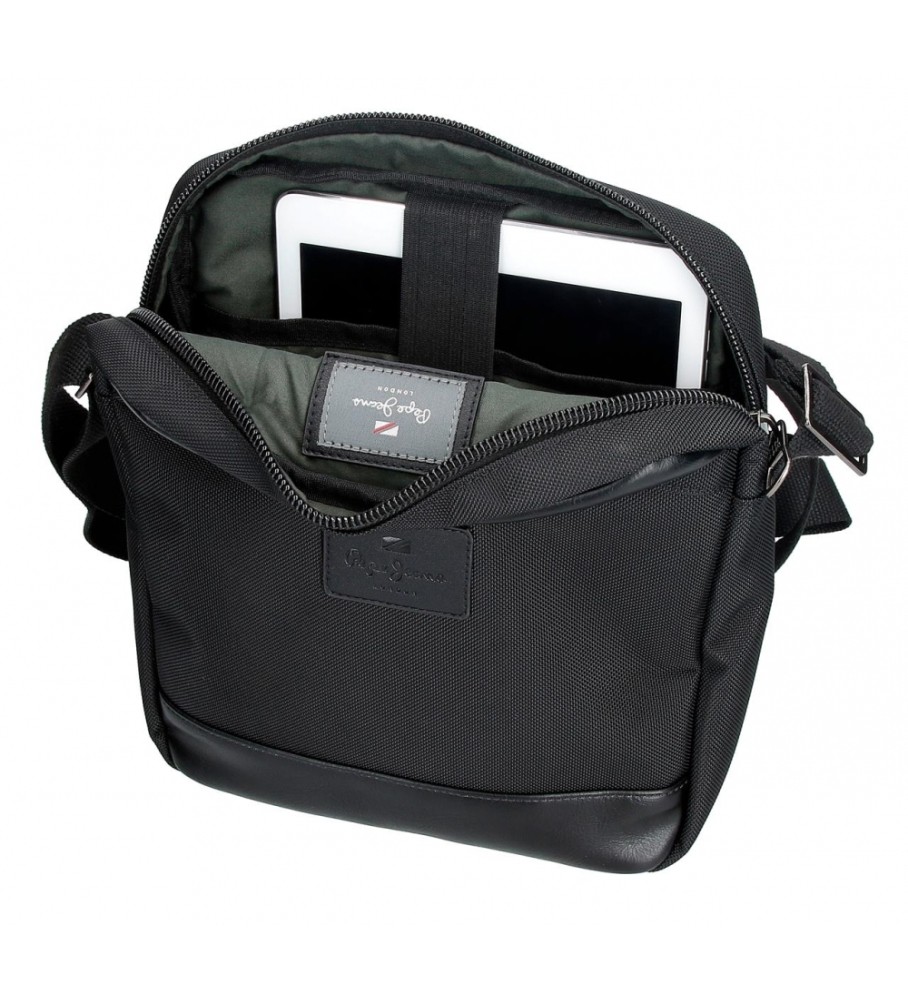 Bolsa de ombro Pepe Jeans, suporte para tablet Pepe Jeans Sander - 23x27x7cm -