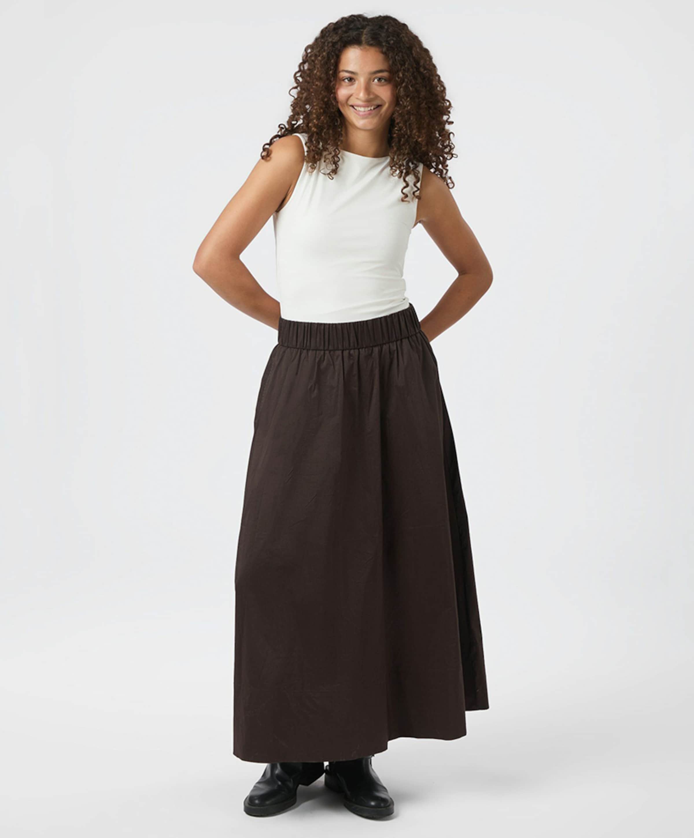 Neo Noir Dames rok bruin