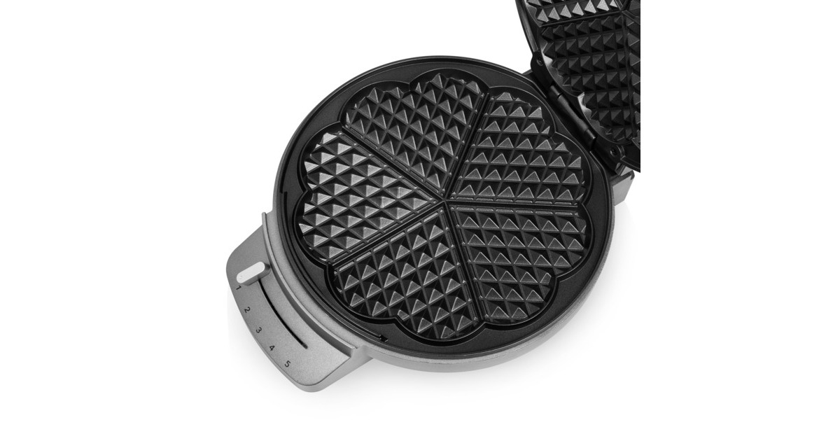 Princess132380 Wafelmaker DeLuxe wafelijzer  (Grijs)
