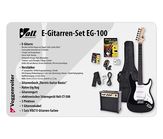 Voggenreiter VOLT E-Gitarren-Set EG-100