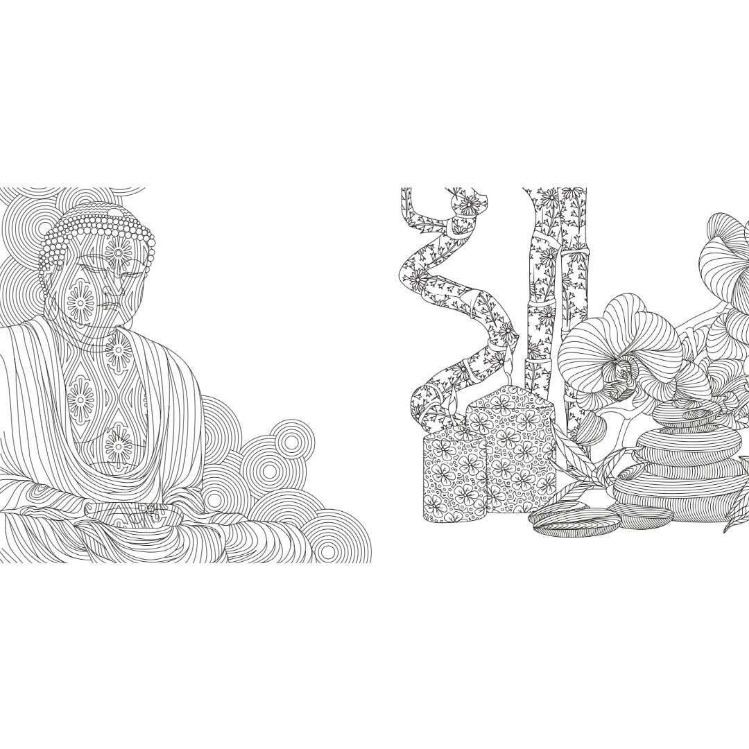 Uitgeverij rebo kleurboek japanse harmonie
