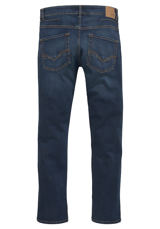 H.I.S Straight-Jeans »DALE«, gerades Bein,  mit Used-Effekten,  niedrige Leibhöhe
