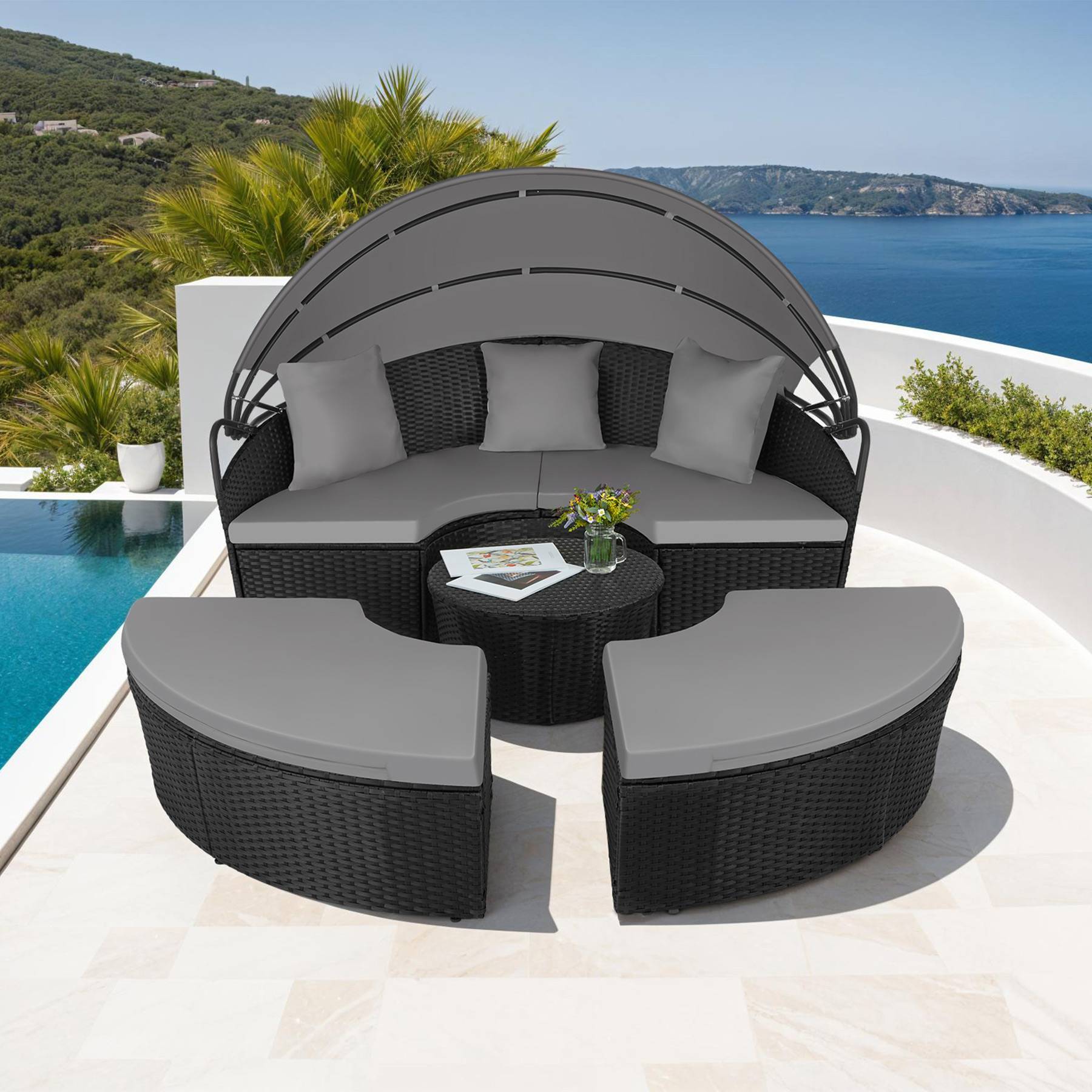 Rattan Sonneninsel Santorin