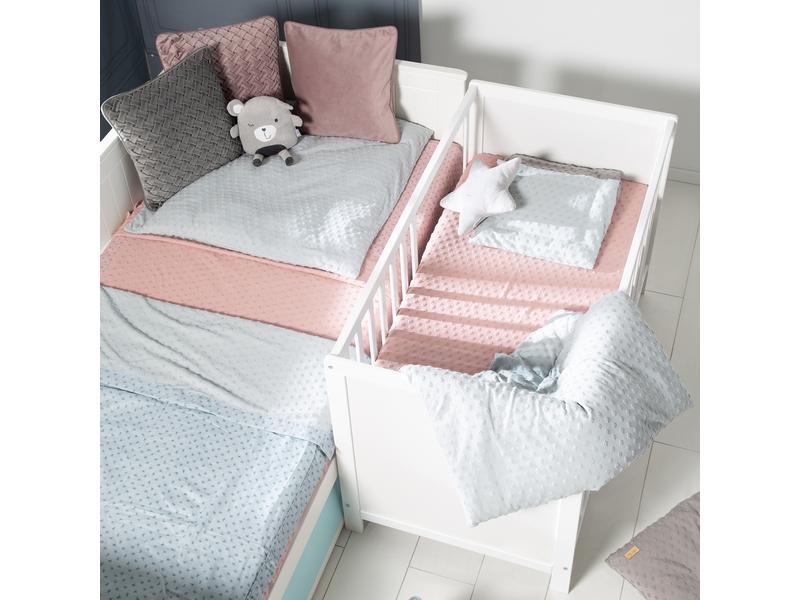 roba Beistellbett Hamburg weiss 60 x 120 cm Höhenverstellbares Baby- und Beistellbett