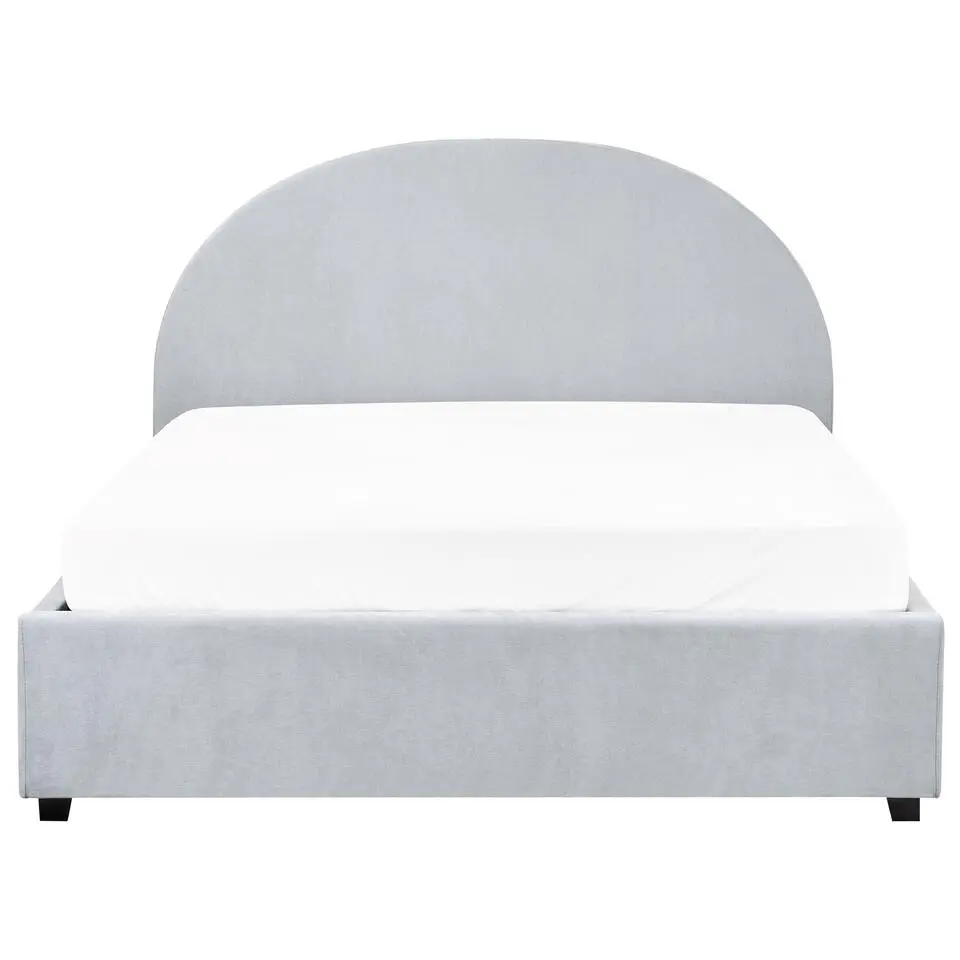 VAUCLUSE - Bed met opbergruimte - Lichtblauw - 140 x 200 cm - Stof