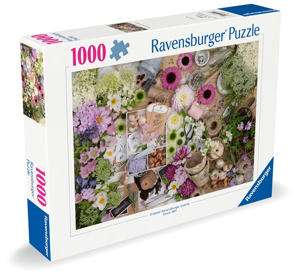 Ravensburger - Puslespil Magnificent Flower Love 1000 brikker