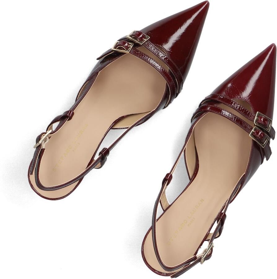 STEFANO LAURAN Slingbacks Dames 77212 Maat: 37 Materiaal: Lakleer Kleur: Rood