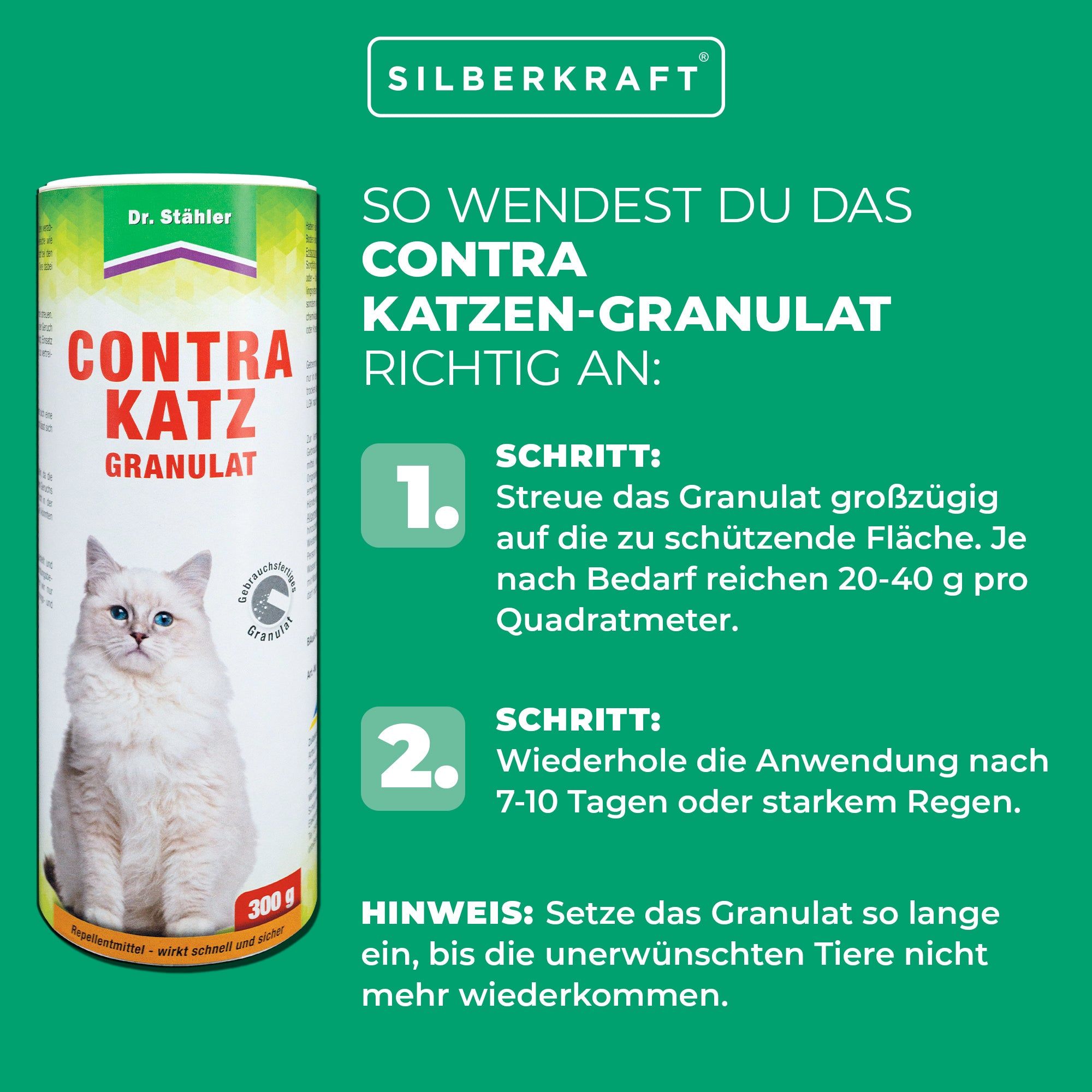 SILBERKRAFT Contra Katz Granulat