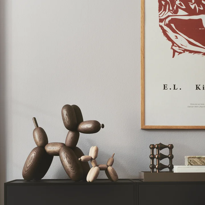 boyhood - Ballon D’og Holzfigur small, Eiche gebeizt