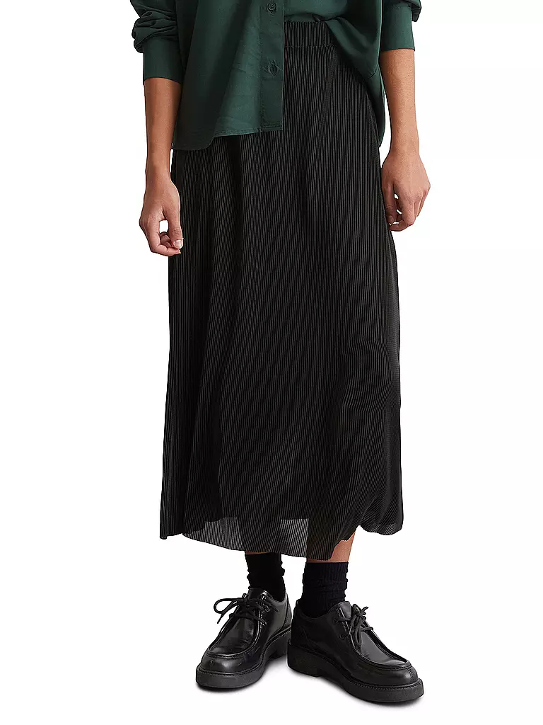MARC O' POLO DENIM Midirock schwarz