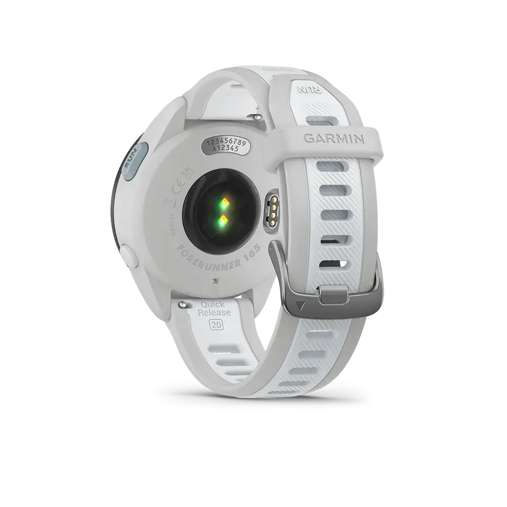 Garmin Forerunner 165 GPS Sporthorloge Lichtgrijs/Wit