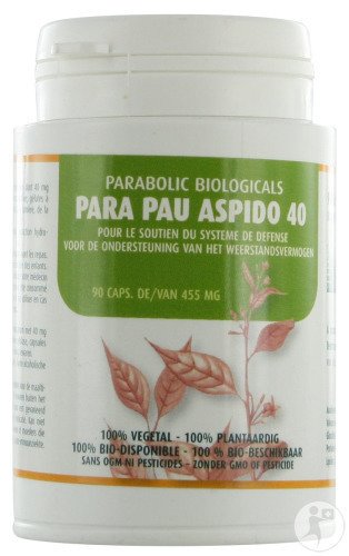 Parabolic Biologicals Para Pau Aspido 40 Gélules 90