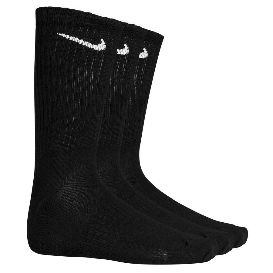 Nike Chaussettes Everyday Lightweight Crew Pack de 3 - Noir/Blanc