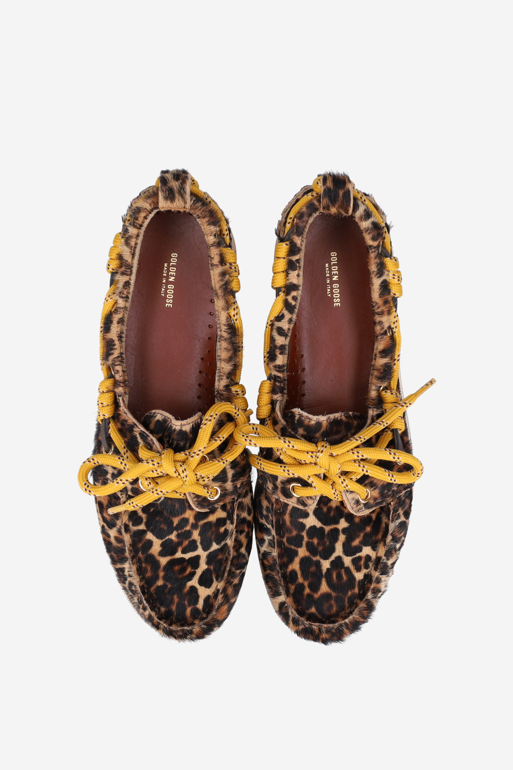 Boat ponyhair loafers