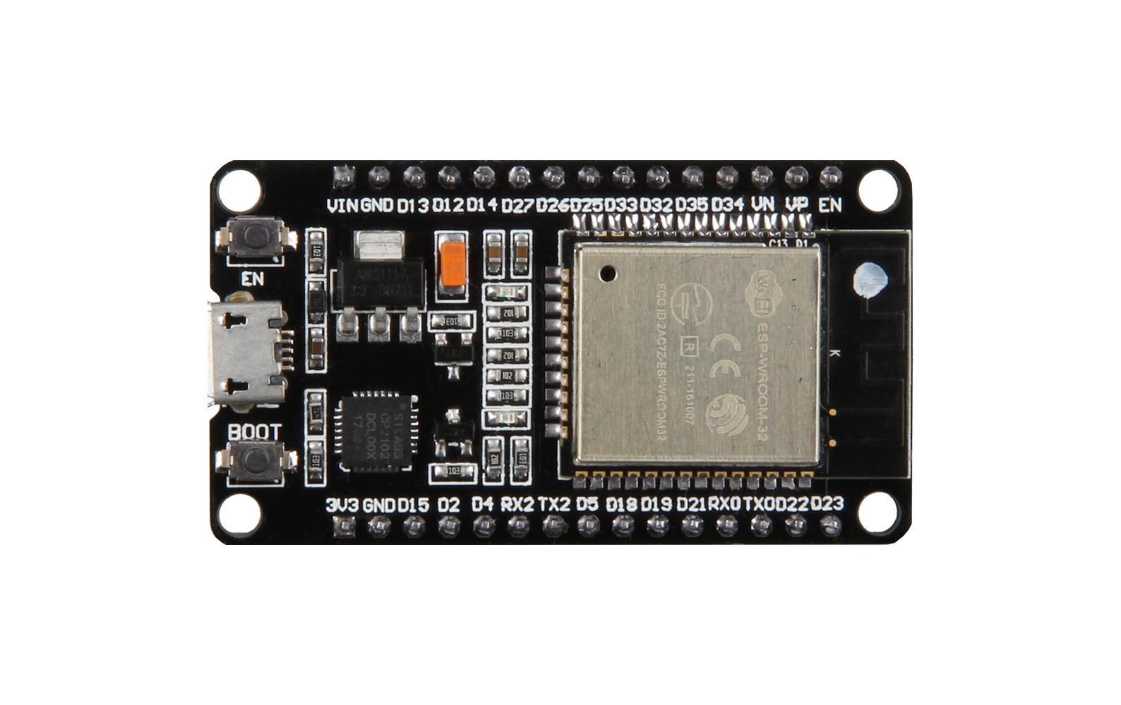 Entwicklerboard NodeMCU ESP32 Tensilica LX6Komfortables Prototyping