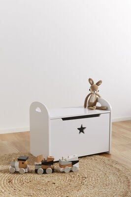 Alice & Fox STAR Oppbevaringsbenk, Hvit